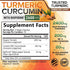 Turmeric Curcumin Supplement with BioPerine 95% Curcuminoids 2600mg, Best Natural Vegan Joint Support, 120 Capsules