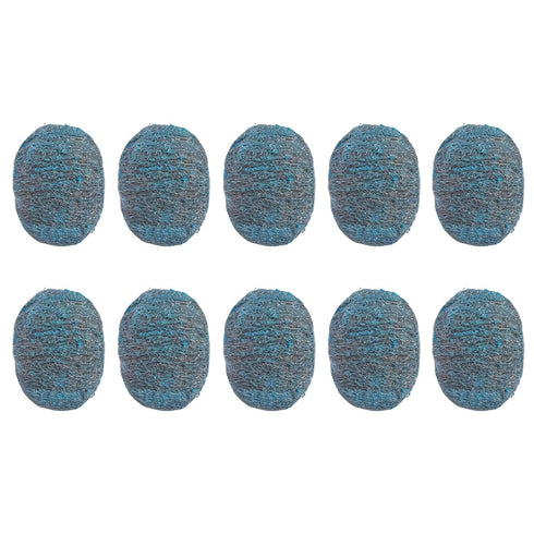 PANGBOER Pack 10 of Sturdy Metal Steel Wool for Cookware Outdoor Cooking Items Scented