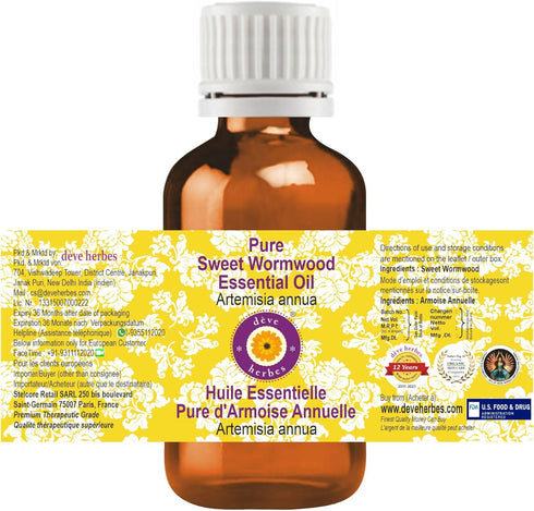 Deve Herbes Pure Sweet Wormwood Essential Oil 15ml (0.50 oz)