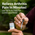FRANKINCENSE & MYRRH Arthritis Combo Pack, Pain Relief Rubbing Oil 2 oz. and Therapy Lotion 3 oz. with Essential Oils.