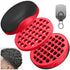 Silicone Curl Brush Set (Red) | Magic Curly Hair Brush, Africa Comb, Afro Pick, Wave Curler Tool for Men, Women, Boys,