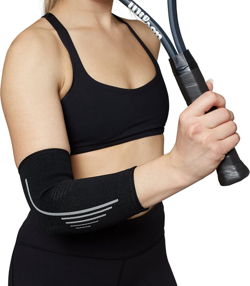 RiptGear Elbow Compression Sleeve - Elbow Brace for Men and Women, Support Treatment for Tendonitis, Joint Pain