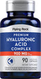Piping Rock Hyaluronic Acid Supplement, 900mg, 90 Capsules, Complex with MSM, Non-GMO, Gluten Free