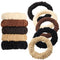 No Damage Soft Polyester Hair Ties, No Tug Scrunchies Hair Bands with Strong Elasticity