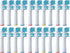 Pack 20 Double Clean Brush Heads, Compatible with Braun Oral-B Dual Clean Electric Toothbrush