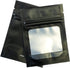 HANSER Smell Proof Odorless Mylar Resealable Foil Pouch Bags - 100 Pieces, 3x4 inches, Airtight, Matte Black