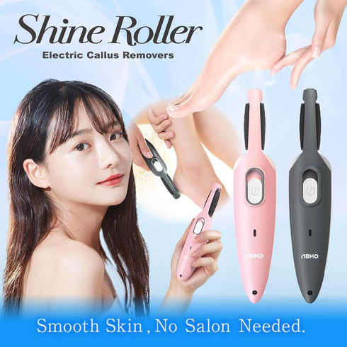 UNIQSTYLE Electric Callus Removers for Feet, Slim Portable ShineRoller, Rechargeable Compact Portable Electronic Foot