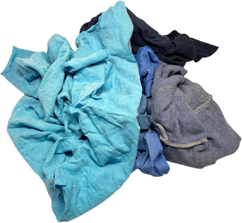 Recycled Color Knit Rags, Shop Bulk Cotton Rag for Wiping, Cleaning, Dusting, 5 lbs. Compressed Box