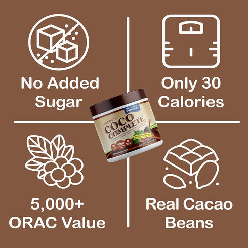 Immune 30 Coco Complete by New Vitality System and Boosting Superfood Powder Supplement, Energy Support, Sugar Free
