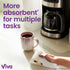 Viva Multi-Surface Cloth Paper Towels, 3 Double Rolls, 110 Sheets Per Roll
