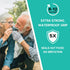 Extra Strong Denture Adhesive Cream, 12 Hour Hold, Waterproof, Zinc & Fluoride Free, Mint Flavor, 3 Pack, 4.2 Fl Oz