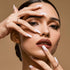 KISS Classy Press On Nails, Nail Glue Included, 'Be-you-tiful', Beige, Long Size, Coffin Shape, 28 Nails