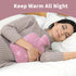 Hot Water Bottle with Soft Cover, 2L Bag for Menstrual Cramps, Pain Relief, Hot and Cold Therapies, Pink