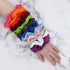 Set of 2 Large Solid Scrunchies - Black