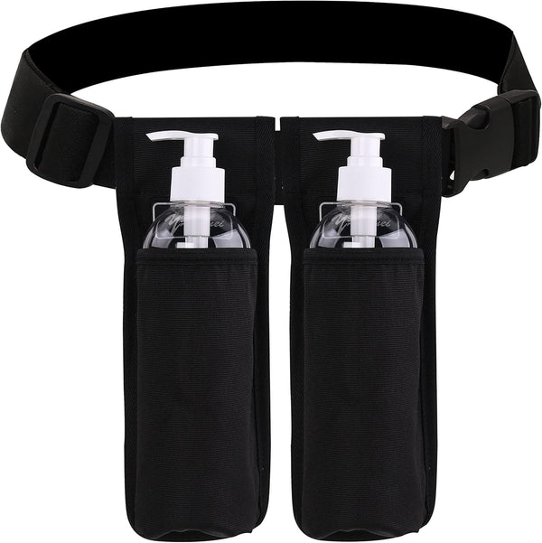 Massage Bottle Bag Massage Therapist Holster Massage Lotion Holster Massage Oil HolsterDb1KD-Black