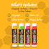 Nature's Bees Cocoa Butter Lip Balm Moisturizer, 24 Pack with 4 Flavors, 0.15 oz Each