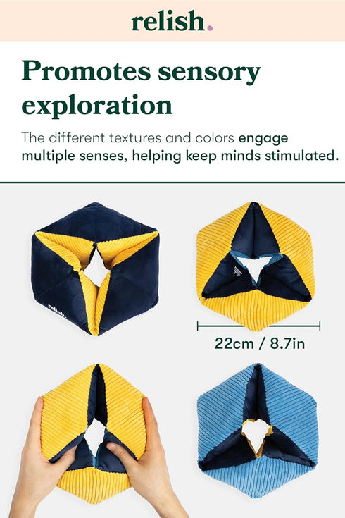 Relish - Tactile Turn Dementia Sensory Activity, Fidget Toy for Alzheimer's & Dementia, Mid to Late Stages, Soft