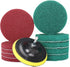 4 Inch Drill Brush Power Scouring Pads - Heavy Duty Tub and Tile Cleaner, Household Cleaning Kit with Drill Attachment