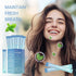 OUSTANE 15ml Packets, (20) Travel Size Fresh Mint Mouthwash, Alcohol-Free, Portable Long-Lasting Freshness