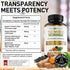 Turmeric Moringa Organic Turmeric Curcumin and Moringa Powder, 120 Veggie Capsules