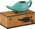 HealthGoodsIn Ceramic Neti Pot for Sinus, Premium Grade, Dishwasher Safe, Turquoise Color
