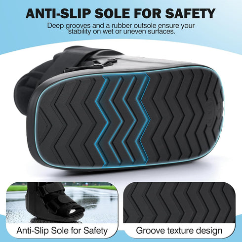 honarry Walking Boot for Broken Foot & Injuries - Lightweight Medical Boot with Anti-Slip Sole, Adjustable Straps