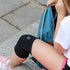 KARM Kids Knee Brace Sleeve - Youth Compression Sleeve for Pain, Sports, Football, Basketball, Recovery (Black)