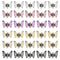 Wecoe 30pcs Small Butterfly Hair Clips, Cute Mini Claw Clips in Purple Pink Gold Silver for Women Girls