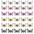 Wecoe 30pcs Small Butterfly Hair Clips, Cute Mini Claw Clips in Purple Pink Gold Silver for Women Girls