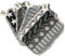 Skoy Scrub: 4-pack Reusable Non-Scratching Dish Scrubber for Kitchen and Household Cleaning, Dishwasher Safe