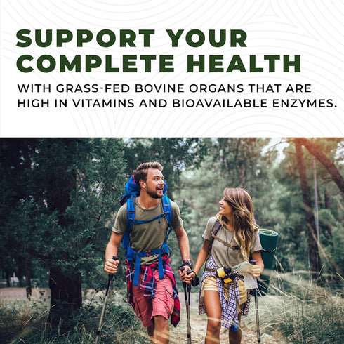 Beef Organ Supplement - Grass Fed 7 Beef Organs Complex from New Zealand - Non-GMO, No Fillers, Hormone & Antibiotic