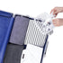 TSA Approved Clear Travel Toiletry Bag with Zippers, Quart Size Cosmetic Pouch for Men and Women (2pcs White)