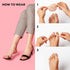 Relief-3 2 SHEEC Women's Sockshion - Foot Cushions for High Heels & Flats Ultra Thin, Non-Slip Pads for Women Reusable