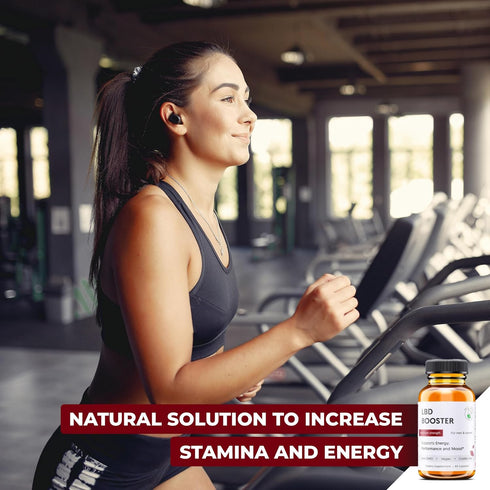 THEHEALTHYHAMSTER (60 Male Libido Booster - Herbal Testosterone Supplement with Organic Maca Root, Korean Red Ginseng