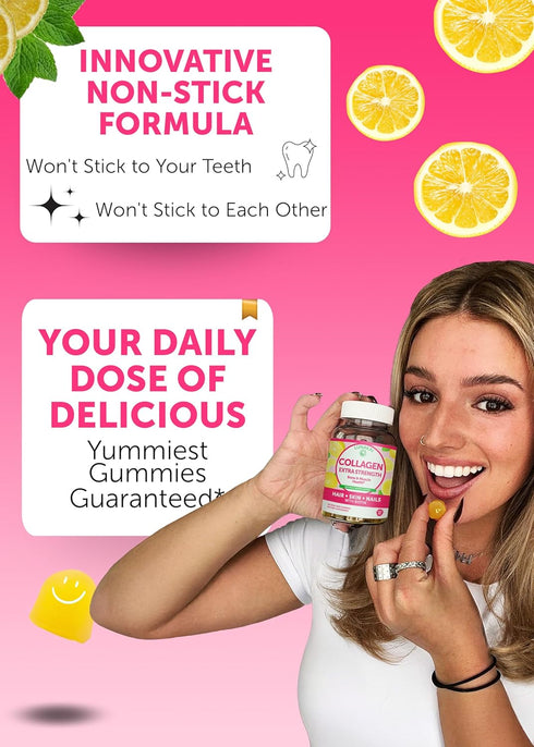 Lunakai Collagen and Vitamin D3 Gummies Bundle, Non-GMO Anti Aging Supplements for Adults, 30 Days Supply
