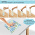 ALAZA Dish Towels | Kitchen Cleaning Cloths | Set of 6 Super Absorbent Lint Free Dish Cloths