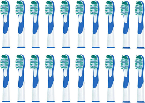 Generic Toothbrush Heads Compatible with Oral B Sonic Complete & Vitality Sonic (20 Count)