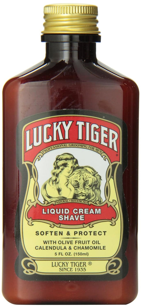 Lucky Tiger Liquid Cream Shave, 5 Oz