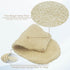 Natural Ramie Dual Sided Exfoliating Glove, White Hand Mitt Shower Scrubber, Pack of 2, Machine Washable