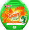 Gain flings! Laundry Detergent Soap Pacs, HE Compatible, 60 Count, Long Lasting Scent, Island Fresh