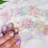 30 Sheets Flower Nail Art Stickers, Colorful 3D Self Adhesive Daisy Floral Decals for Women and Girls