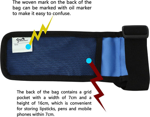 HolsterYR-1KD-Blue Massage Bottle Bag Massage Therapist Holster Massage Lotion Holster Massage Oil