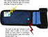 HolsterYR-1KD-Blue Massage Bottle Bag Massage Therapist Holster Massage Lotion Holster Massage Oil