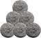 Stainless Steel Scrubber Scouring Pad, Magic Eraser Sponges for Cleaning Pot, Pan, and Broiler Rack, 6 Pcs