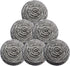 Stainless Steel Scrubber Scouring Pad, Magic Eraser Sponges for Cleaning Pot, Pan, and Broiler Rack, 6 Pcs