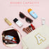 Personalized Monogram Makeup Bag, Cute Gifts for Women, Travel Makeup Organizer Bag, White Makeup Pouch with Letter S