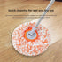 78in Adjustable Cleaning Mop, Extendable Wall Cleaner with 360° Rotatable Long Handle, 3 Reusable Heads for Window and