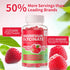 90 CT Magnesium Glycinate Gummies 1000mg - Sugar Free Supplement with Vitamin D, B6, CoQ10 for Calm Mood