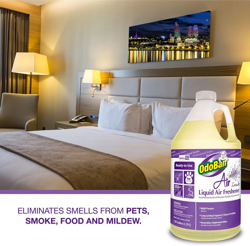 OdoBan Professional Series 2-Pack Ready-to-Use Air Lavender Liquid Air Freshener, 1 Gallon Each