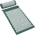 Sivan Acupressure Mat and Pillow Set for Back and Neck Pain Relief - Green, Chronic Pain Treatment